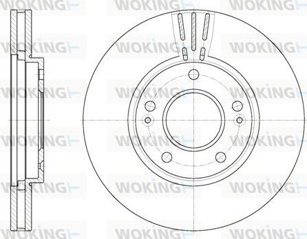 Woking D6850.10 - Əyləc Diski furqanavto.az