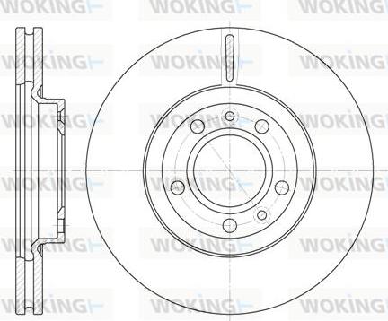 Woking D6869.10 - Əyləc Diski furqanavto.az