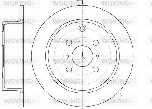 Woking D6805.00 - Əyləc Diski furqanavto.az