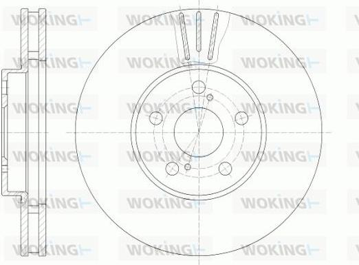 Woking D6819.10 - Əyləc Diski furqanavto.az