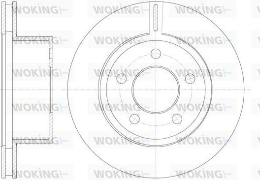 Woking D6886.10 - Əyləc Diski furqanavto.az