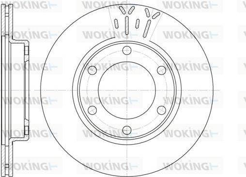 Woking D6824.10 - Əyləc Diski furqanavto.az