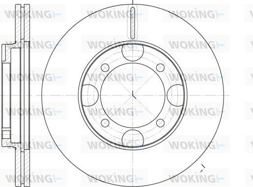 Woking D6827.10 - Əyləc Diski furqanavto.az