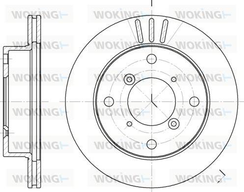 Woking D6399.10 - Əyləc Diski furqanavto.az