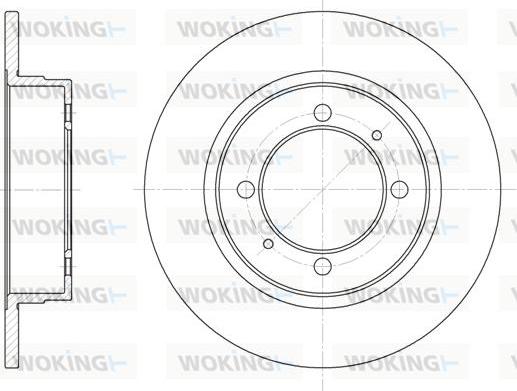 Woking D6390.00 - Əyləc Diski furqanavto.az