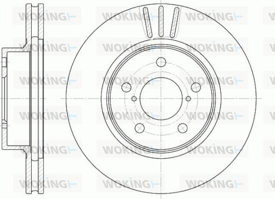 Woking D6397.10 - Əyləc Diski furqanavto.az