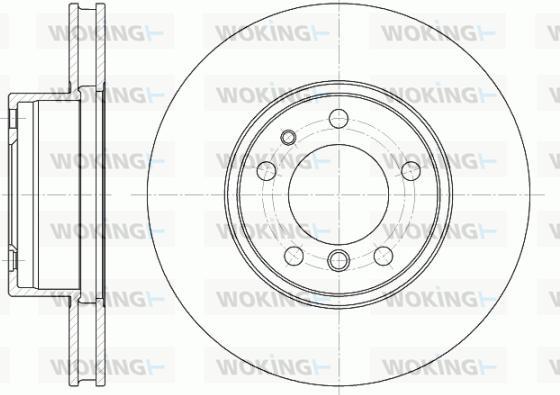 Woking D6349.10 - Əyləc Diski furqanavto.az