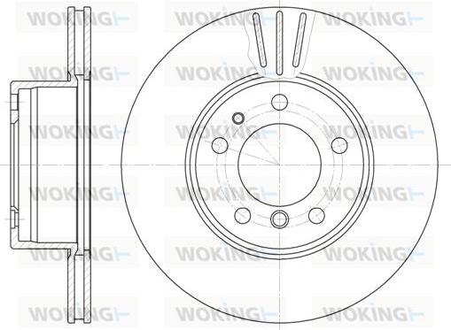 Woking D6348.10 - Əyləc Diski furqanavto.az