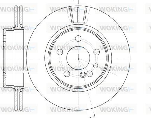 Woking D6343.10 - Əyləc Diski furqanavto.az