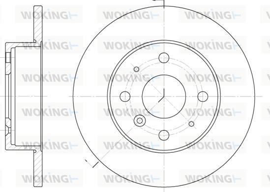 Woking D6363.00 - Əyləc Diski furqanavto.az