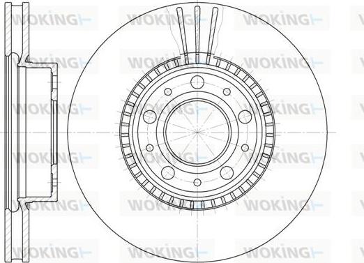 Woking D6304.10 - Əyləc Diski furqanavto.az