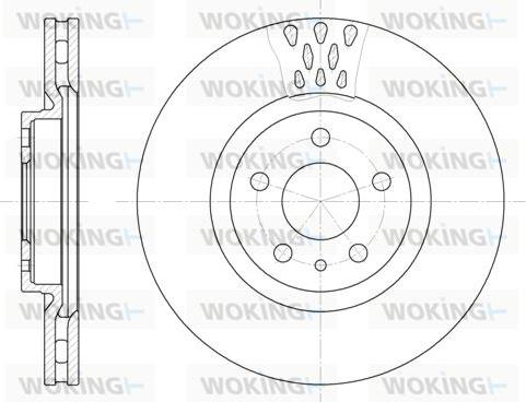 Woking D6305.10 - Əyləc Diski furqanavto.az