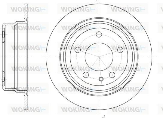 Woking D6308.00 - Əyləc Diski furqanavto.az