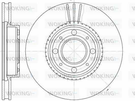 Woking D6303.10 - Əyləc Diski furqanavto.az