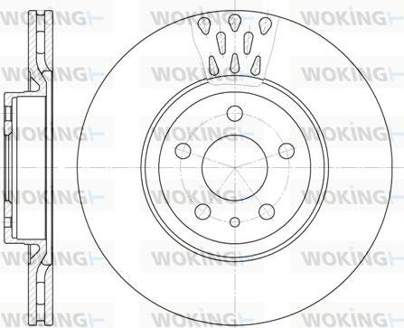 Woking D6316.10 - Əyləc Diski furqanavto.az