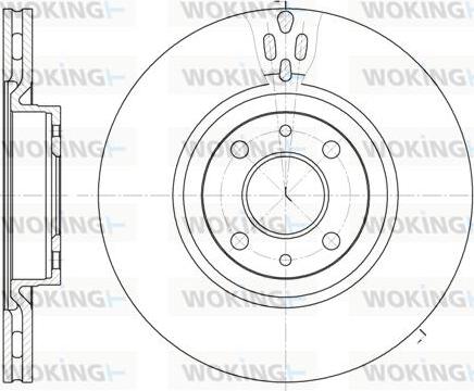 Woking D6316.11 - Əyləc Diski furqanavto.az