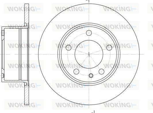 Woking D6312.00 - Əyləc Diski furqanavto.az