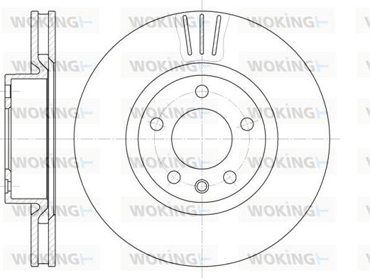 Woking D6339.10 - Əyləc Diski furqanavto.az