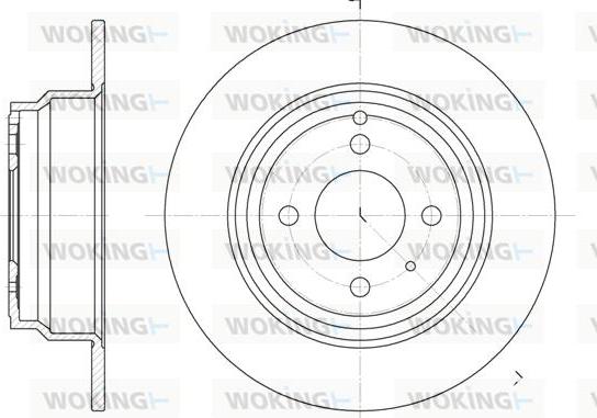 Woking D6335.00 - Əyləc Diski furqanavto.az