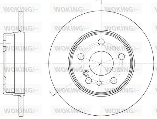 Woking D6332.00 - Əyləc Diski furqanavto.az