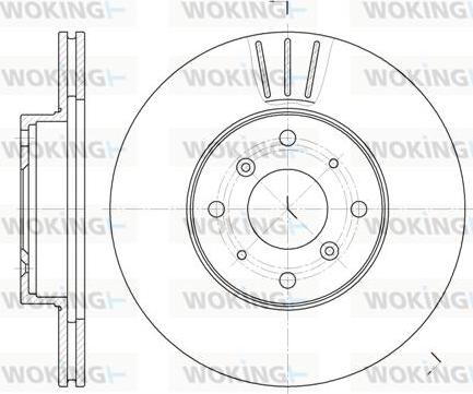 Woking D6322.10 - Əyləc Diski furqanavto.az