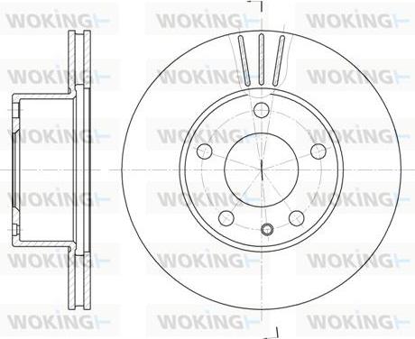 Woking D6298.10 - Əyləc Diski furqanavto.az