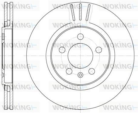 Woking D6293.10 - Əyləc Diski furqanavto.az