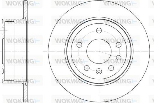 Woking D6249.00 - Əyləc Diski furqanavto.az