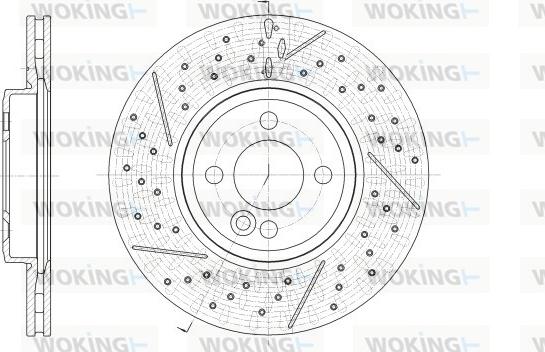 Woking D62543.10 - Əyləc Diski furqanavto.az