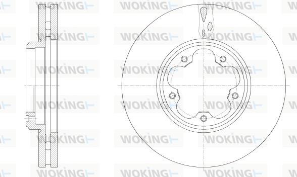 Woking D62547.10 - Əyləc Diski furqanavto.az