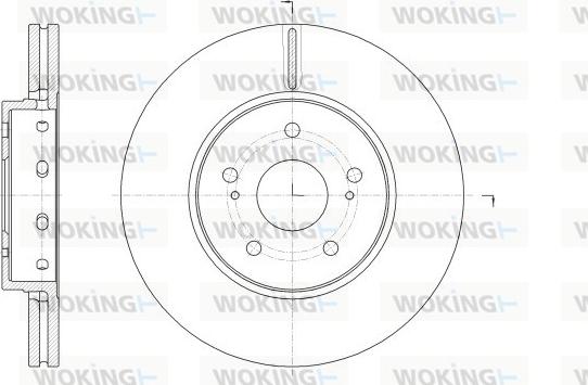 Woking D62513.10 - Əyləc Diski furqanavto.az