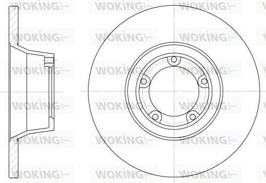 Woking D6253.00 - Əyləc Diski furqanavto.az