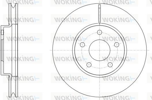 Woking D62533.10 - Əyləc Diski furqanavto.az