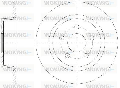 Woking D62520.00 - Əyləc Diski furqanavto.az