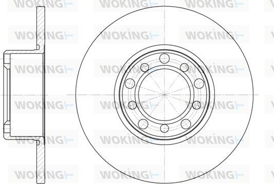 Woking D6263.00 - Əyləc Diski furqanavto.az