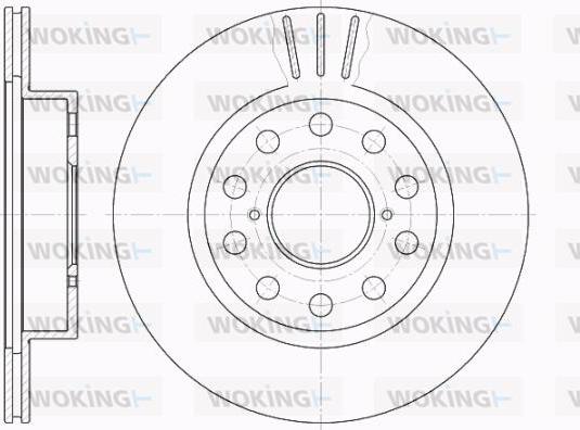 Woking D62005.10 - Əyləc Diski furqanavto.az