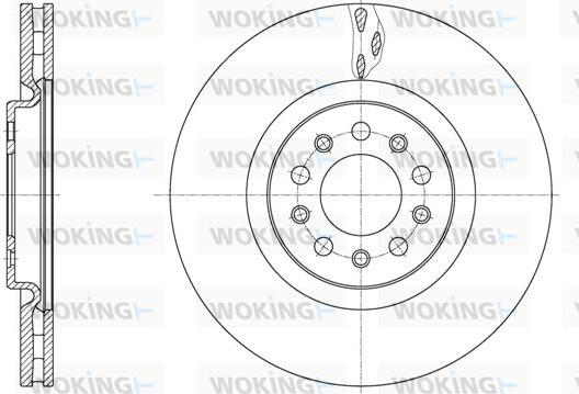 Woking D62035.10 - Əyləc Diski furqanavto.az