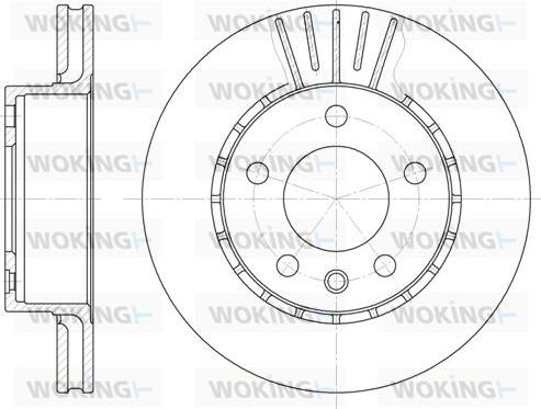 Woking D6202.10 - Əyləc Diski furqanavto.az