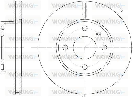 Woking D6215.10 - Əyləc Diski furqanavto.az