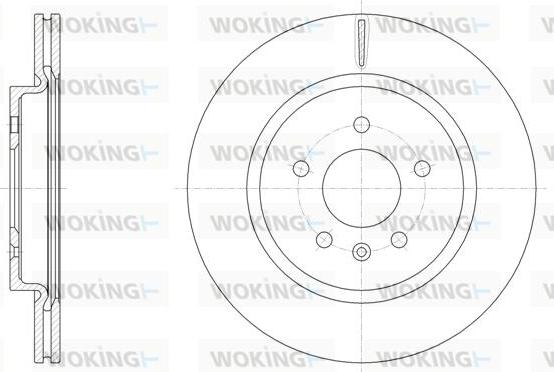 Woking D62106.10 - Əyləc Diski furqanavto.az