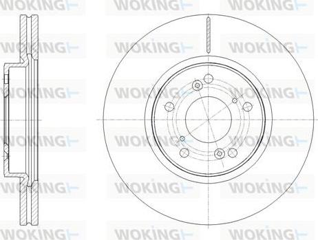 Woking D62108.10 - Əyləc Diski furqanavto.az