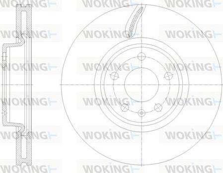 Woking D62131.10 - Əyləc Diski furqanavto.az