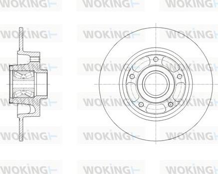 Woking D62138.00 - Əyləc Diski furqanavto.az