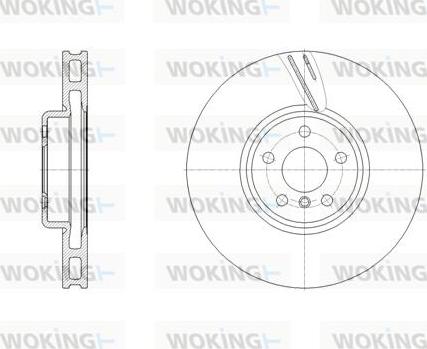 Woking D62127.11 - Əyləc Diski furqanavto.az