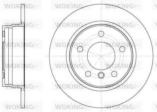 Woking D6284.00 - Əyləc Diski furqanavto.az