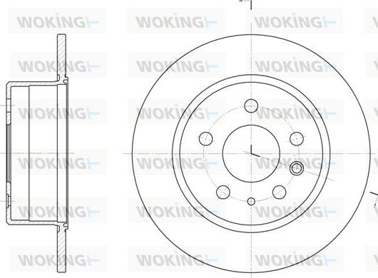 Woking D6280.00 - Əyləc Diski furqanavto.az