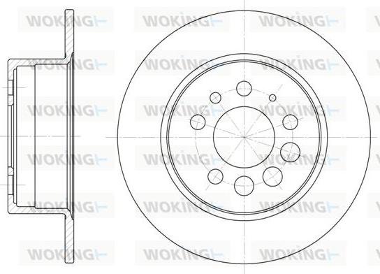 Woking D6283.00 - Əyləc Diski furqanavto.az