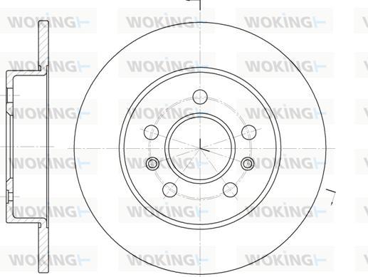 Woking D6239.02 - Əyləc Diski furqanavto.az