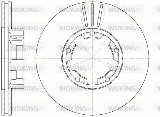 Woking D6234.11 - Əyləc Diski furqanavto.az