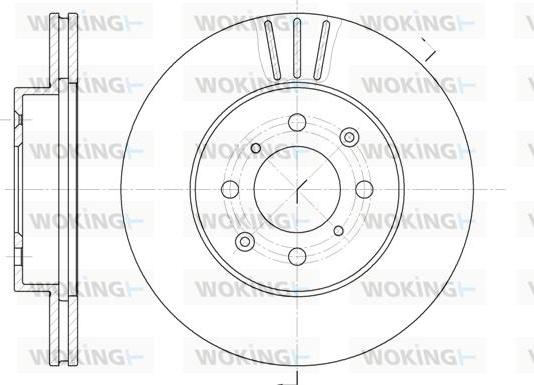 Woking D6226.10 - Əyləc Diski furqanavto.az